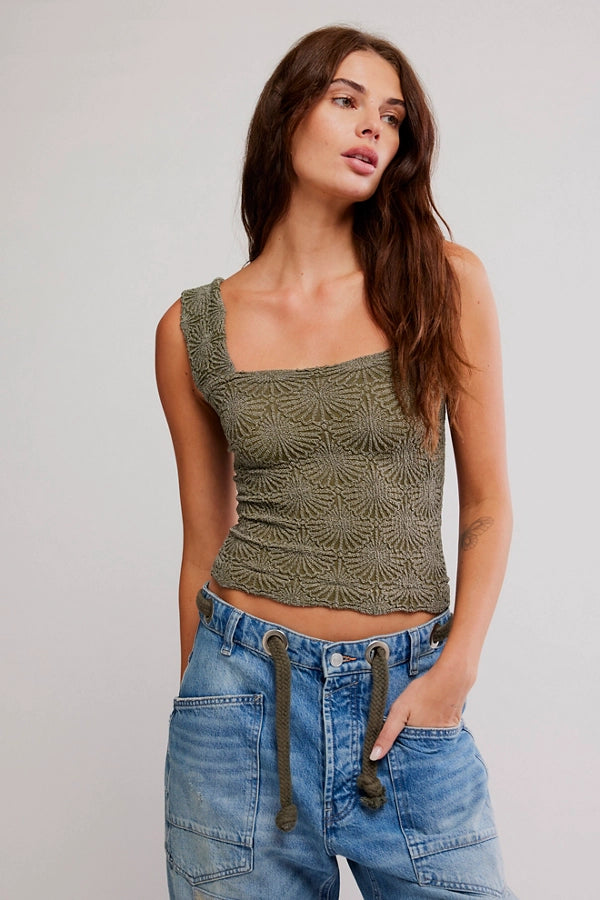 FREE PEOPLE LOVE LETTER TANK - ADVENTURER