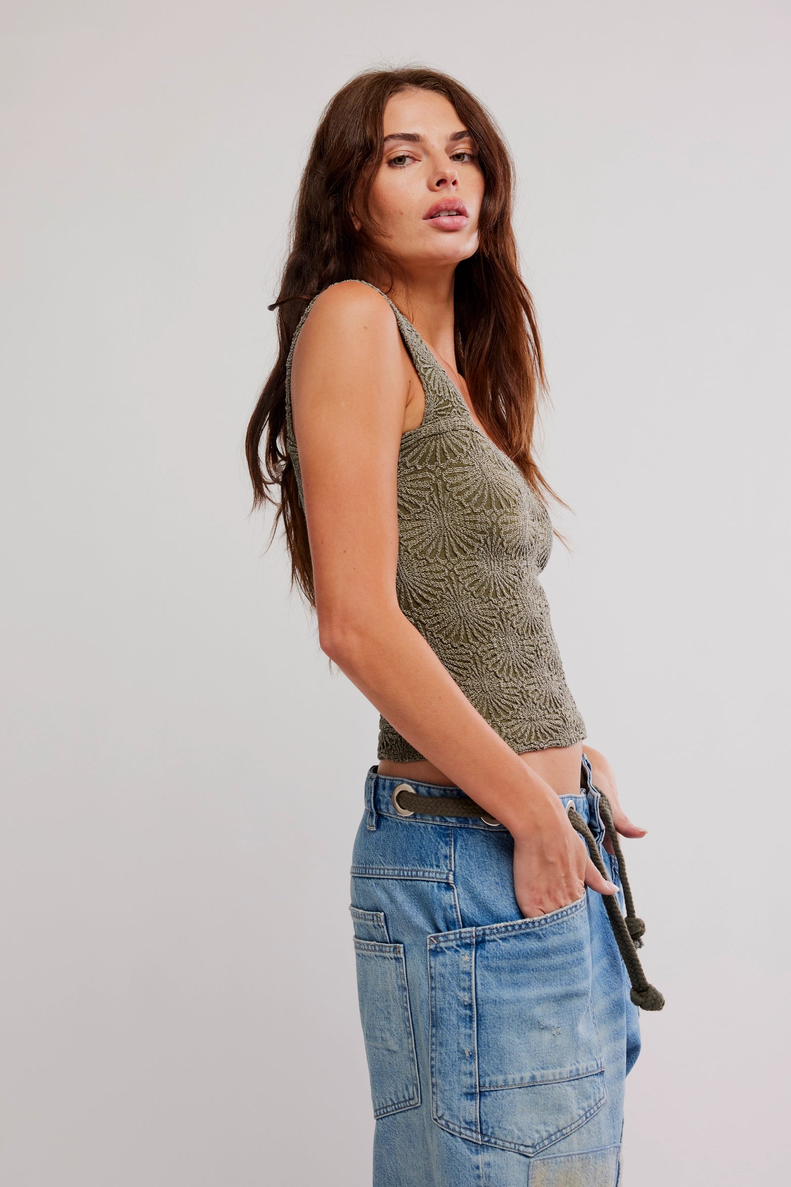 FREE PEOPLE LOVE LETTER TANK - ADVENTURER