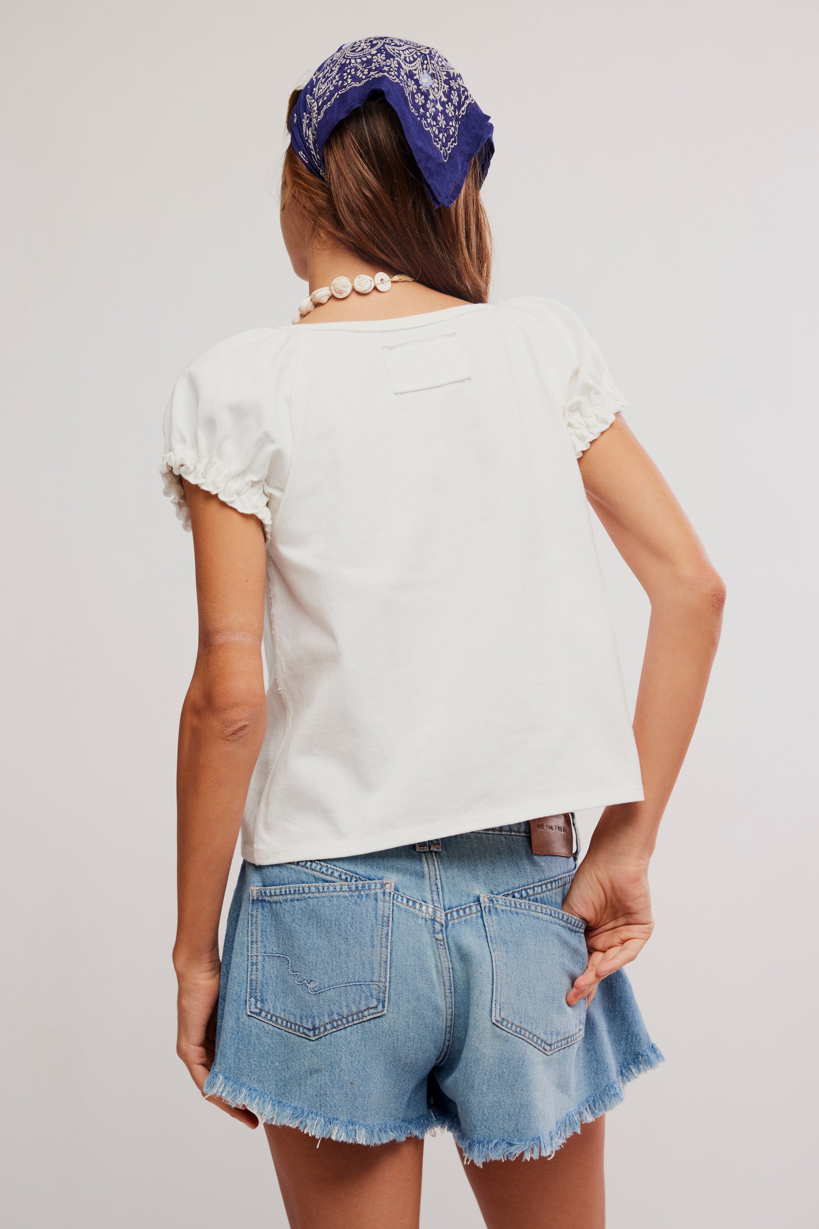 FREE PEOPLE ISSA TEE - WHITE