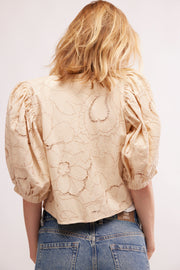 FREE PEOPLE JUNE BALI TOP - ECRU