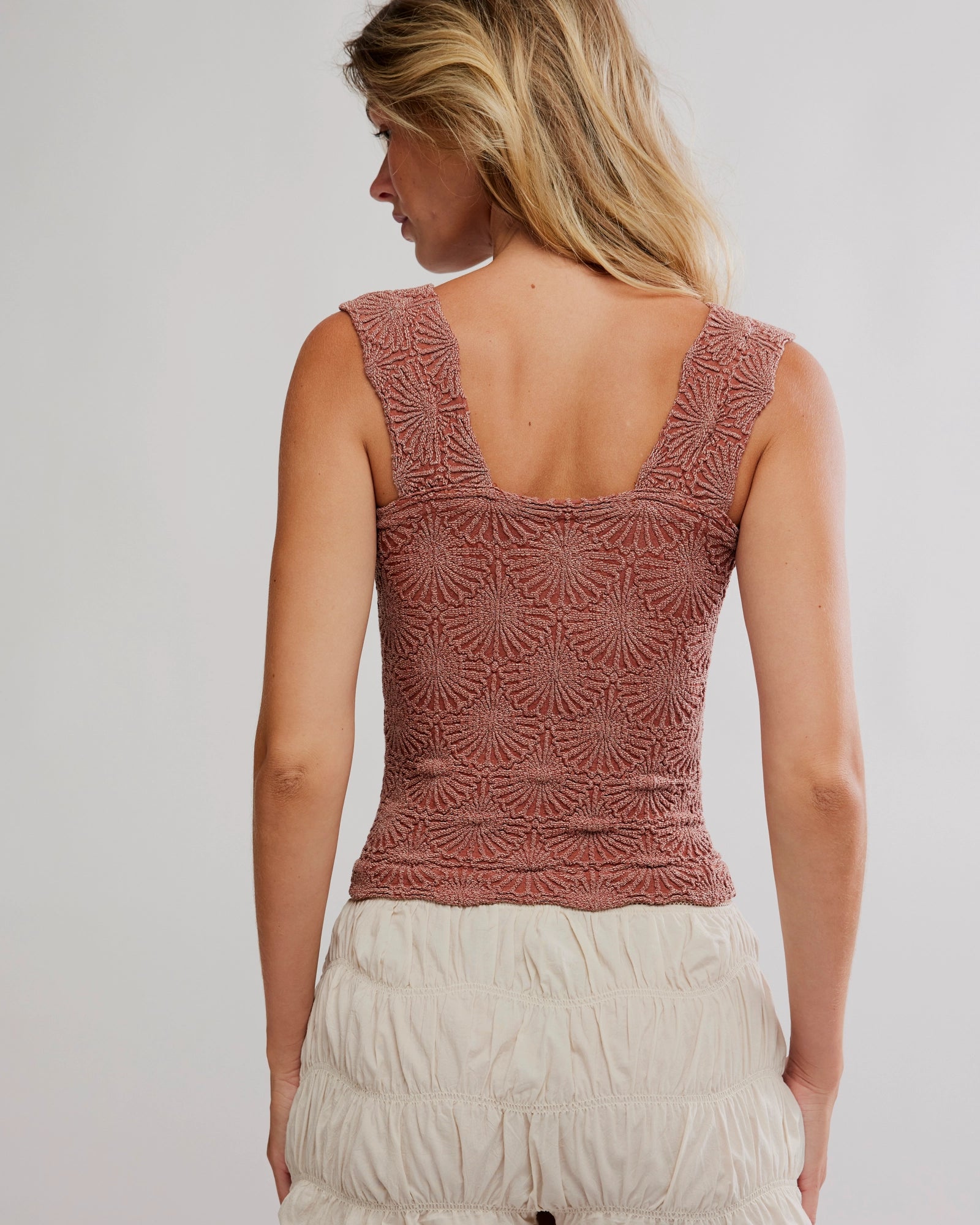 FREE PEOPLE LOVE LETTER TANK - CINNAMON STICK