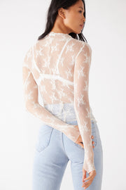 FREE PEOPLE LADY LUX LAYERING TOP - EVENING CREME