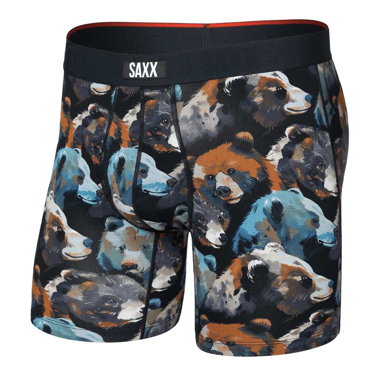 SAXX VIBE XTRA SOFT BB - BEARTASTIC BLACK