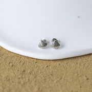 ETINA SHELL EARRINGS - SILVER