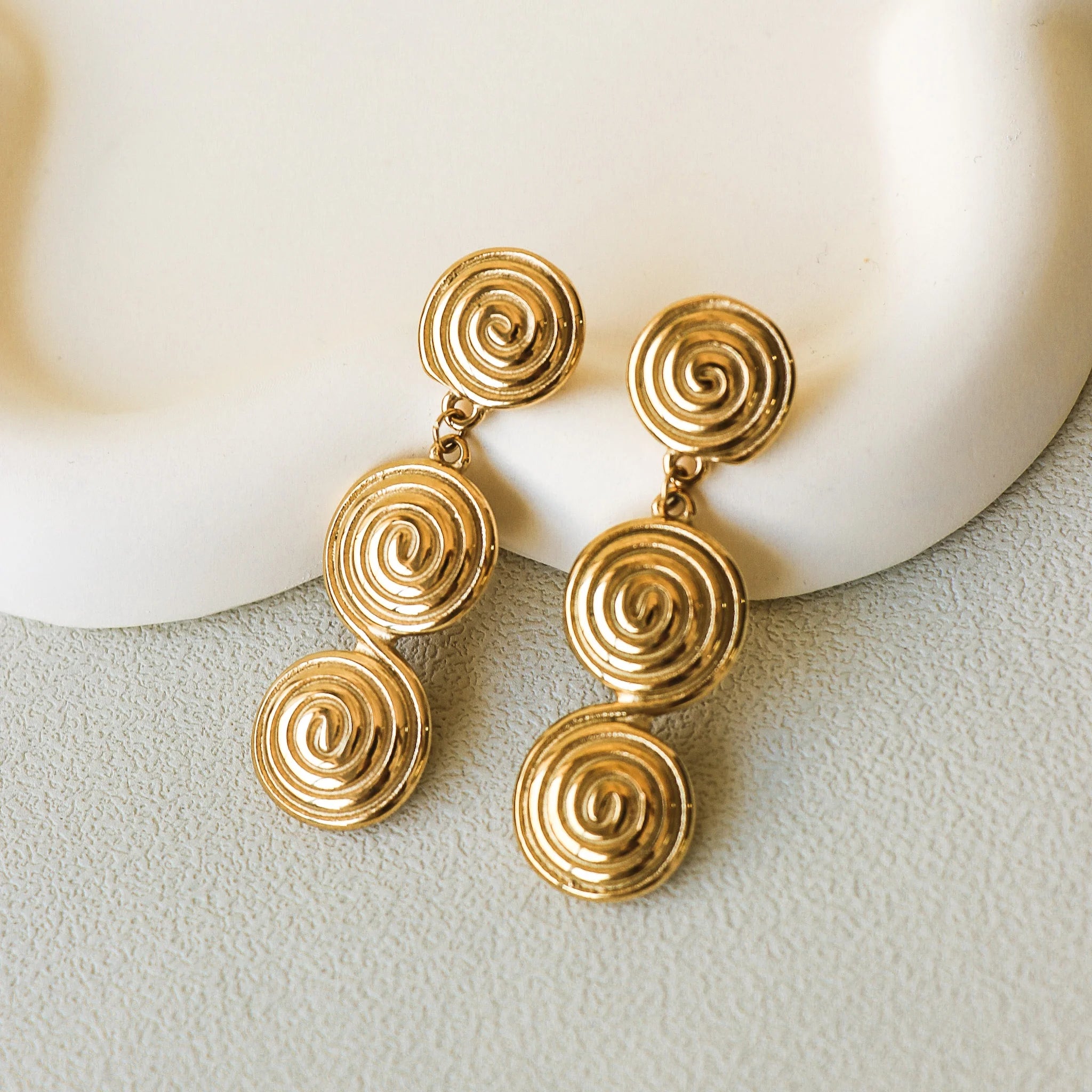 ESPIRO EARRINGS - GOLD