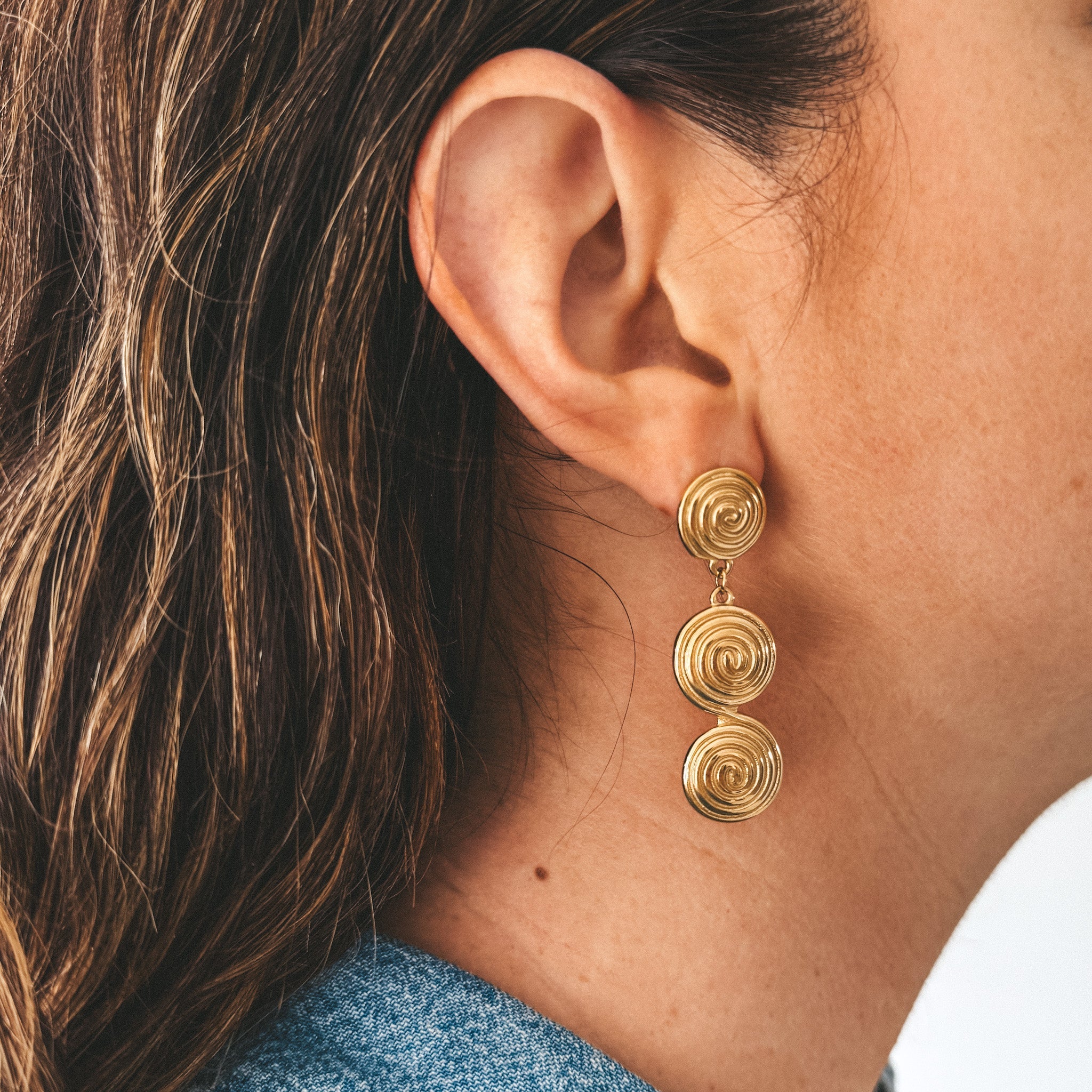 ESPIRO EARRINGS - GOLD
