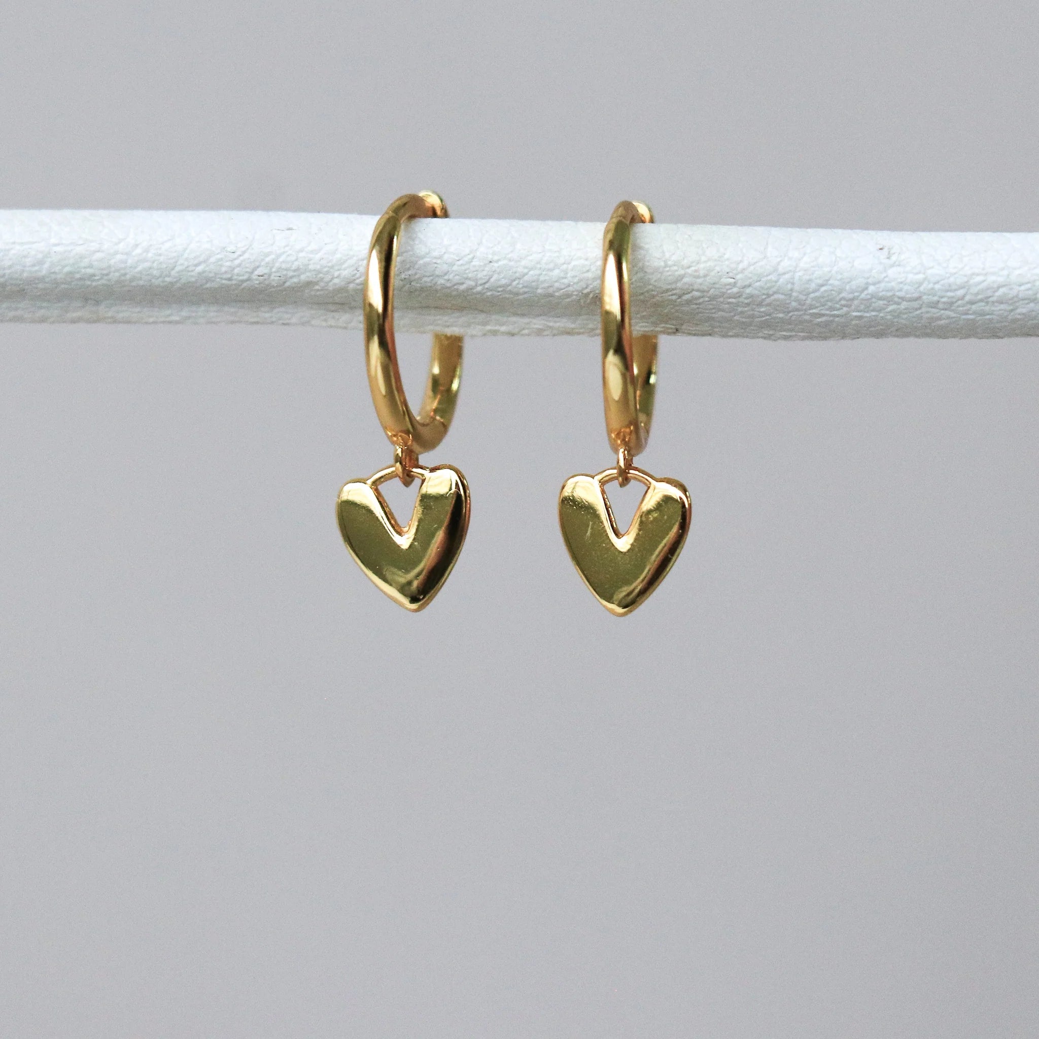 MORO HEART EARRINGS - GOLD