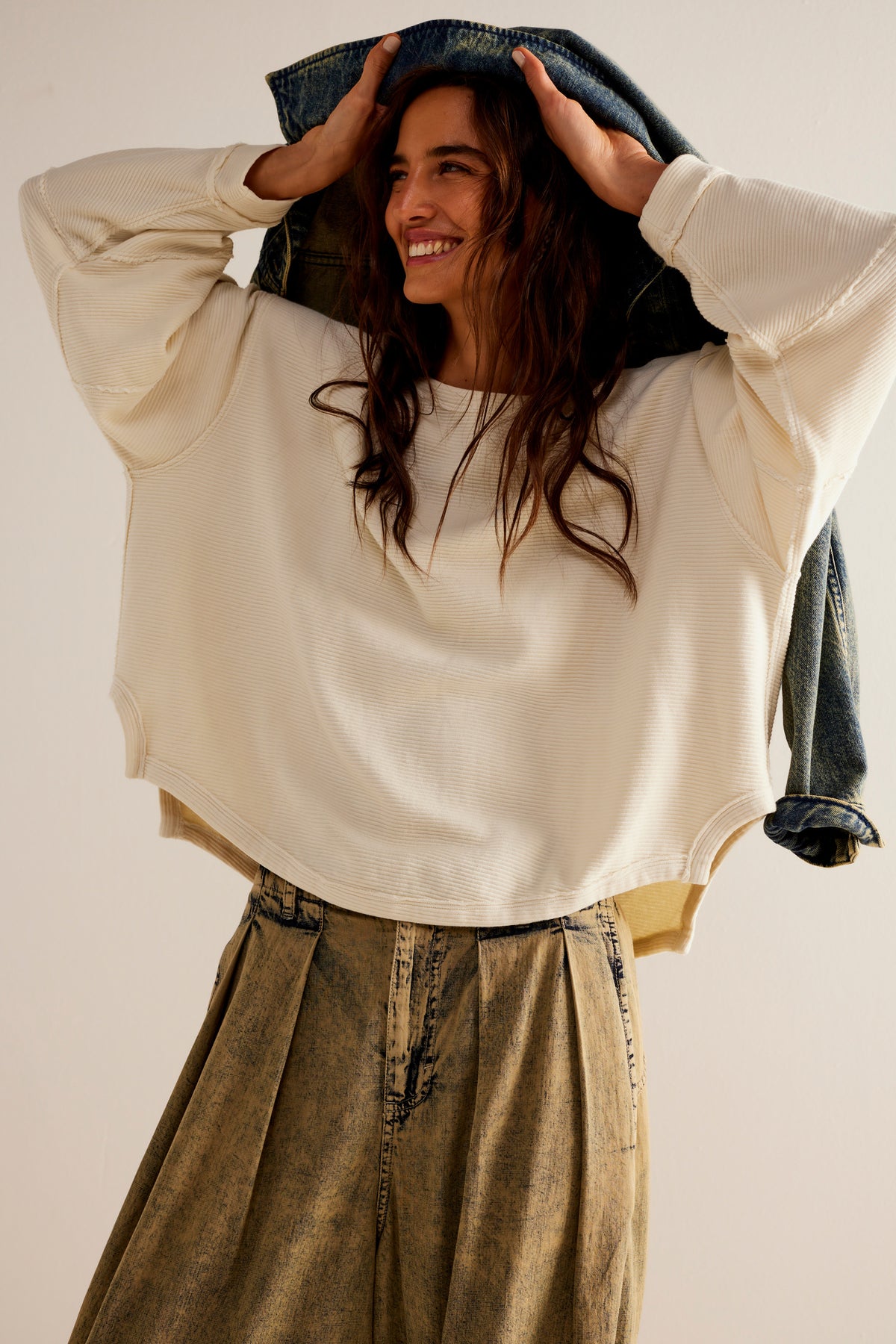 FREE PEOPLE TOTAL ECLIPSE TOP - TEA