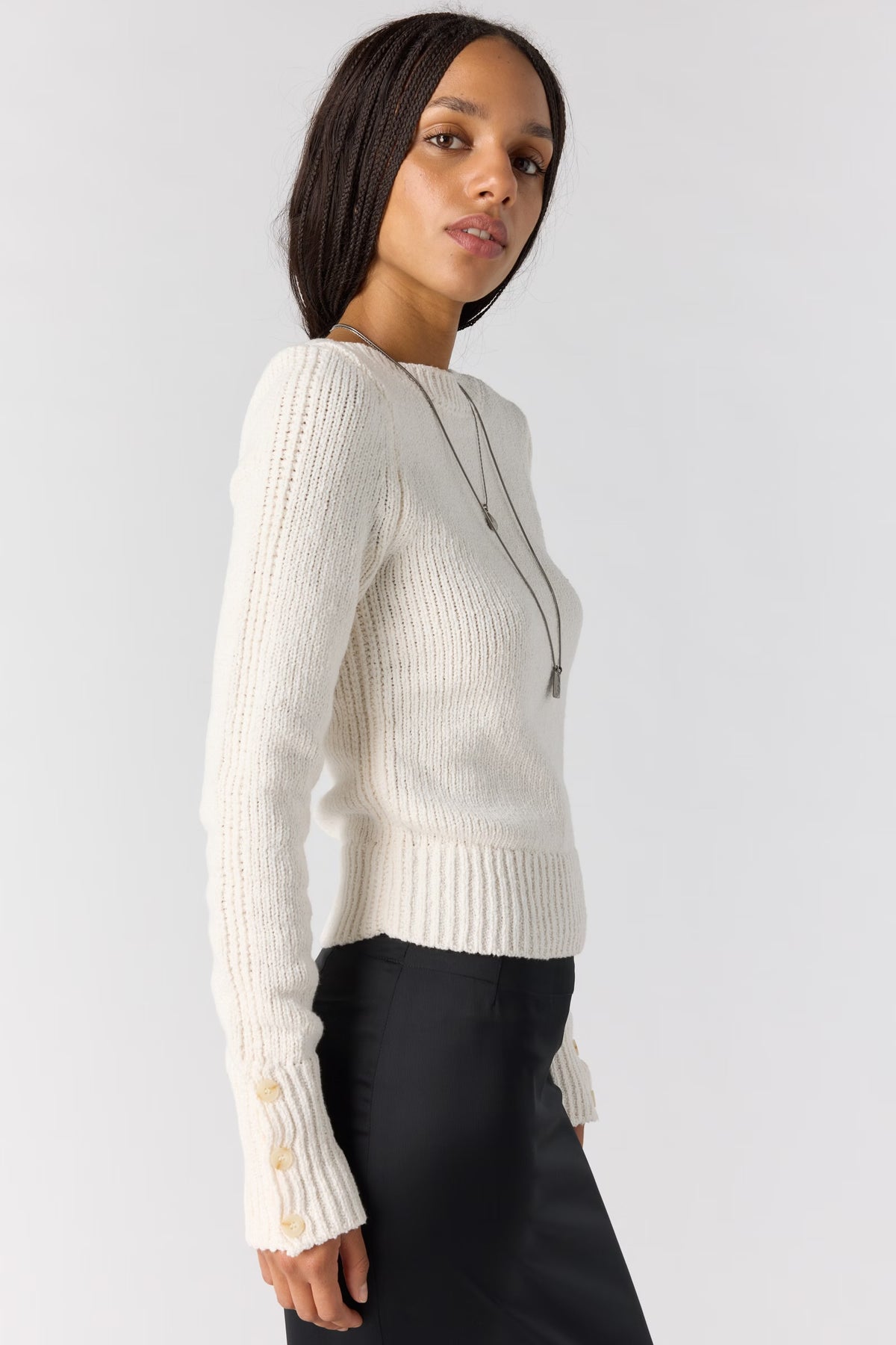 FREE PEOPLE MILA PULLOVER - SUGAR SWIZZLE