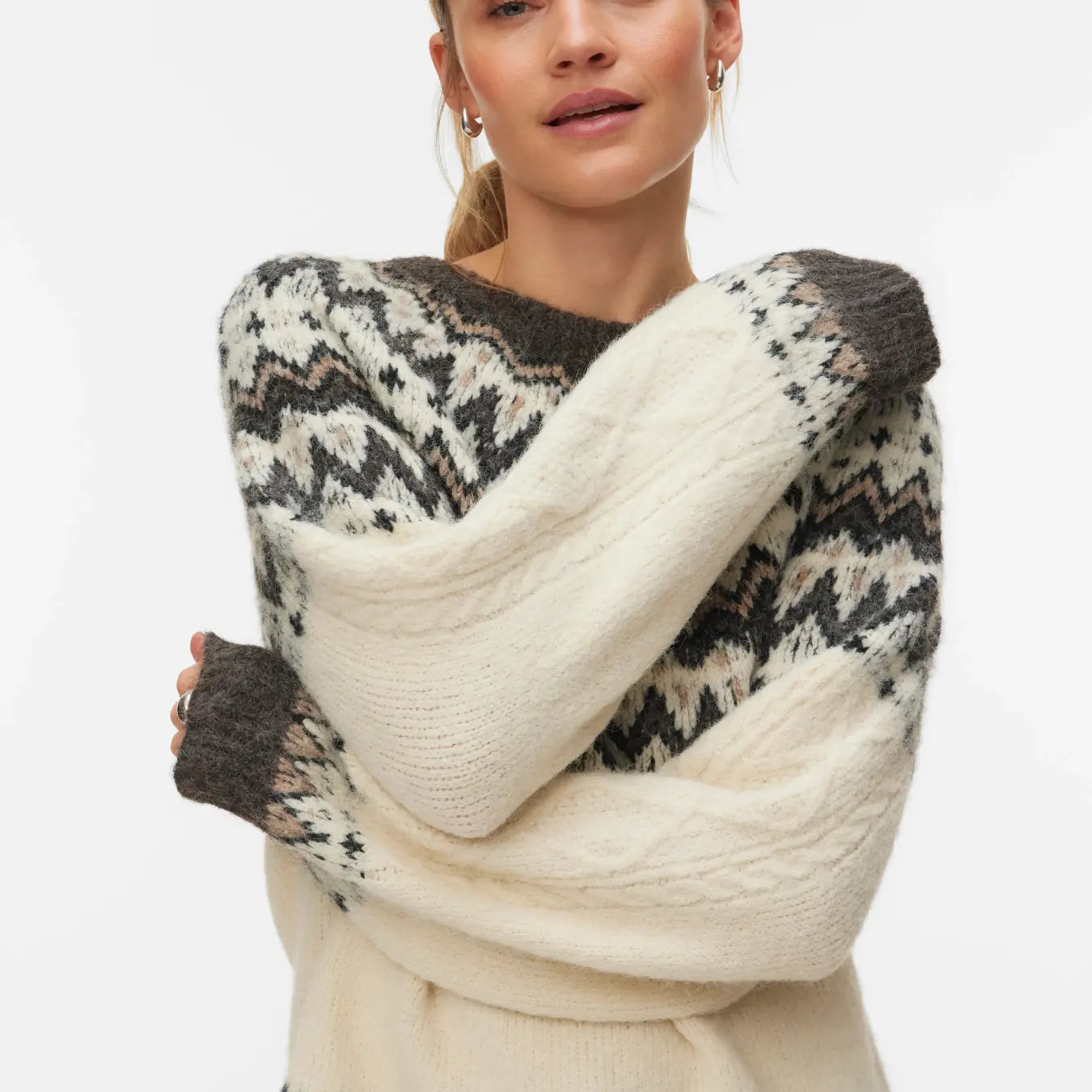 VM JULIANA O NECK PULLOVER - BIRCH