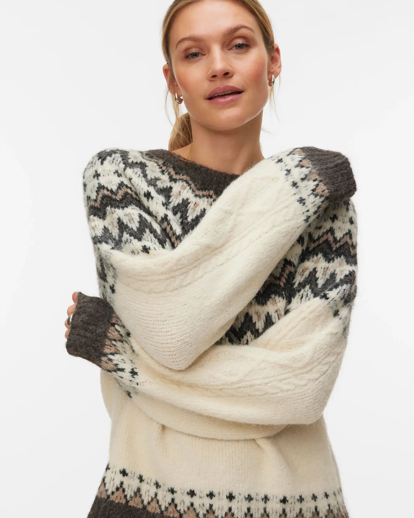 VM JULIANA O NECK PULLOVER - BIRCH