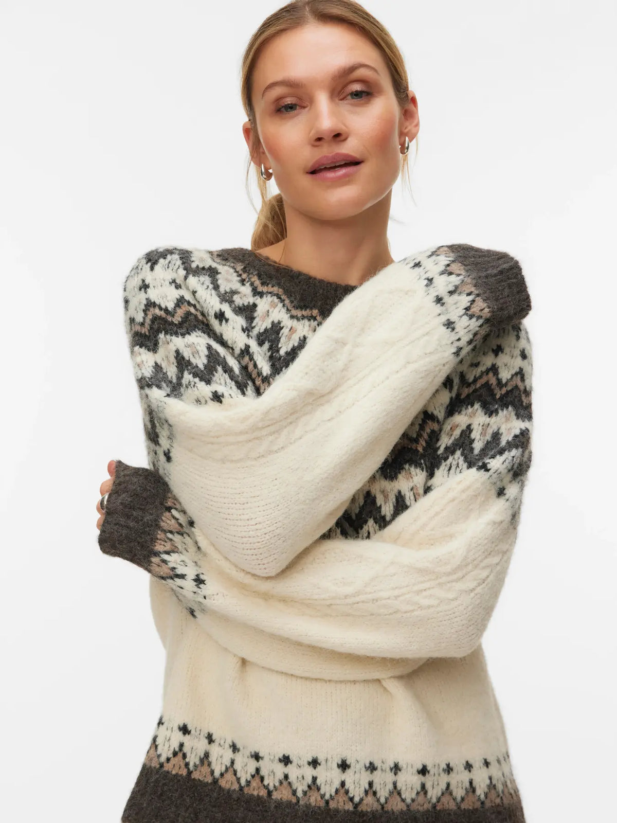 VM JULIANA O NECK PULLOVER - BIRCH