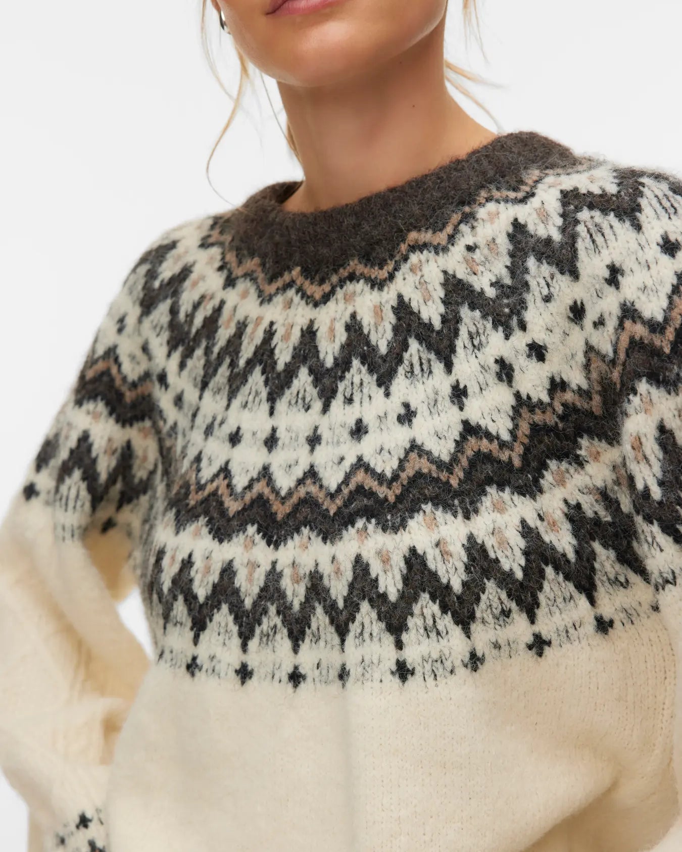 VM JULIANA O NECK PULLOVER - BIRCH