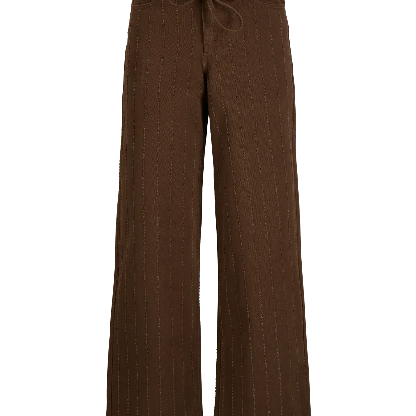 JJXX ZOE WIDE HW PANTS - DEMITASSE PIN STRIPE