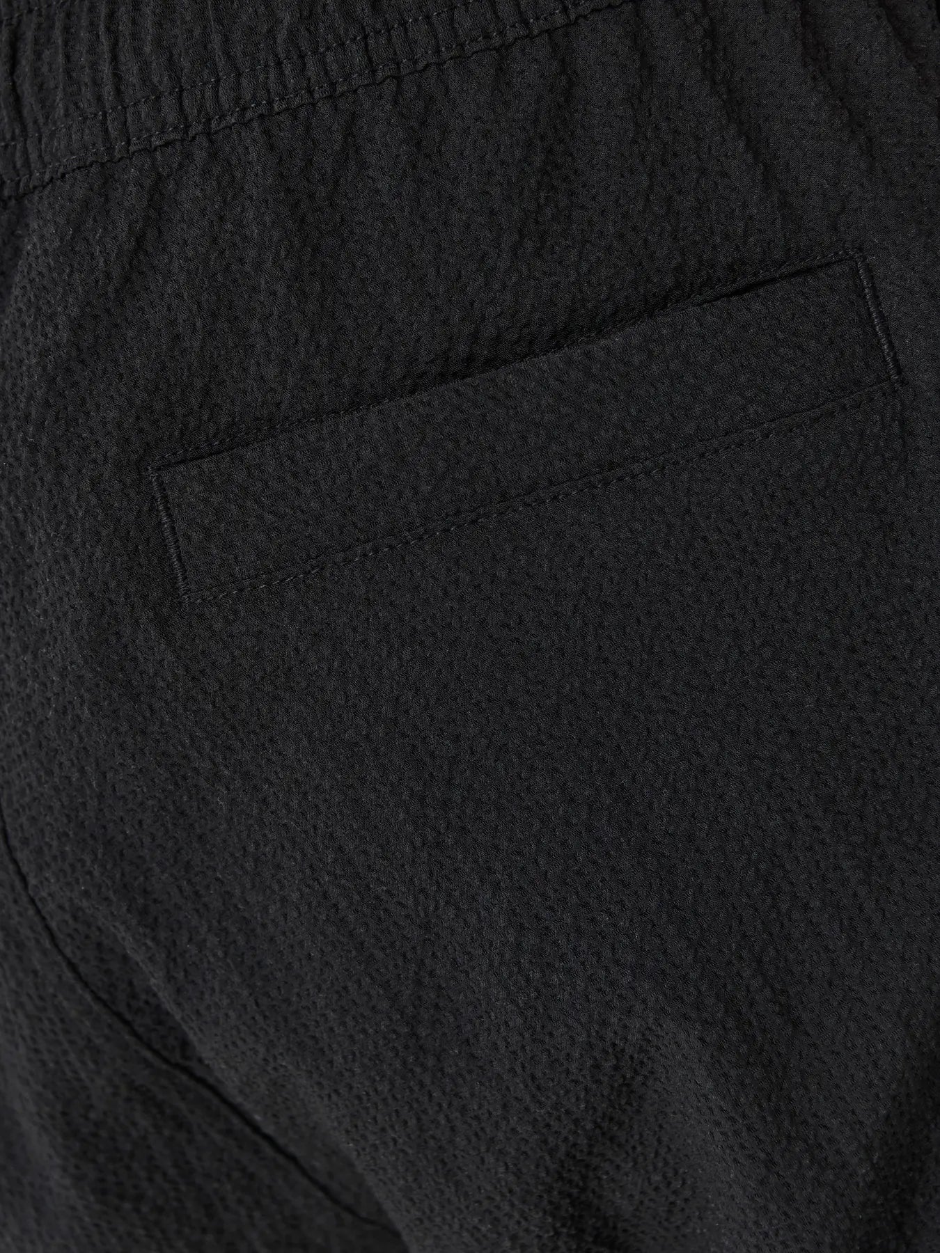 ONLY + SONS STED TEXTURED SWIM SHORTS - BLACK