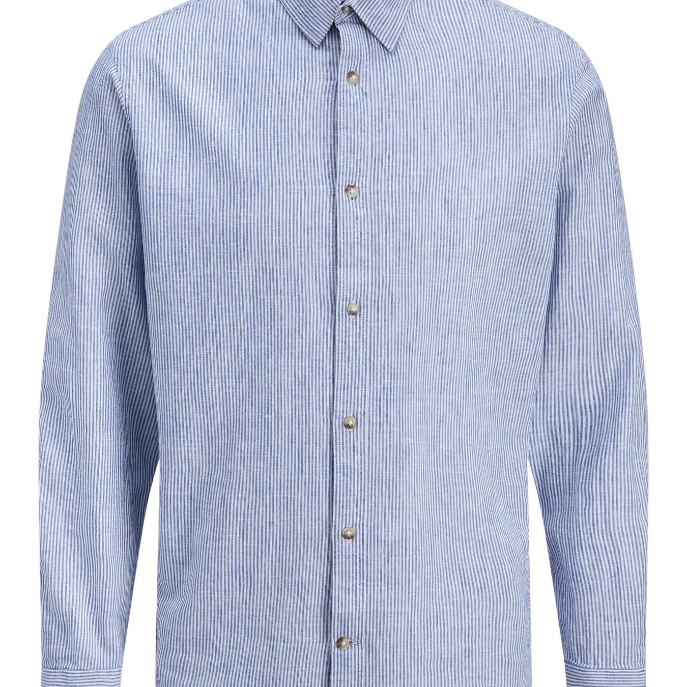 JJ SUMMER LINEN BLEND SHIRT - INFINTIY STRIPES
