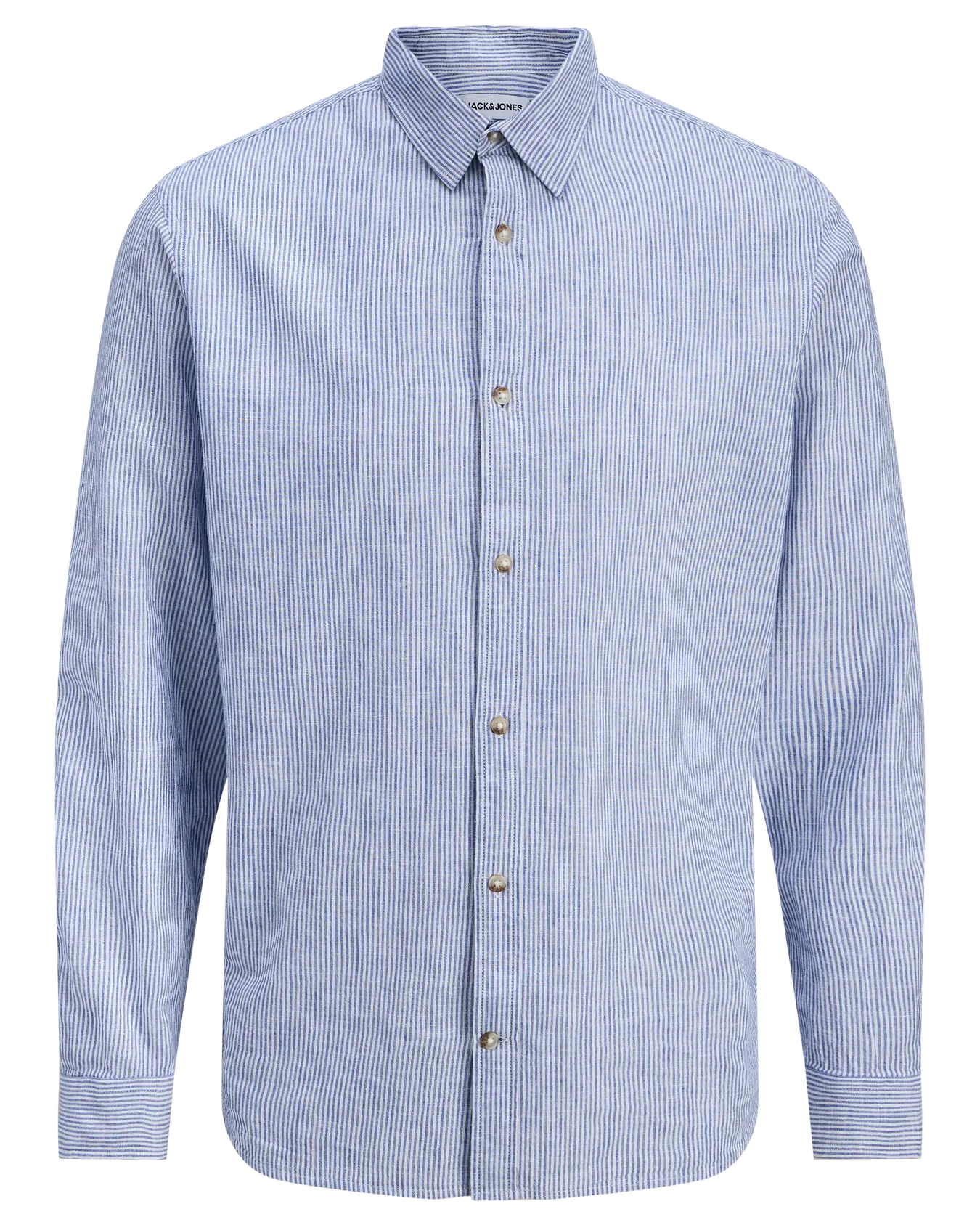 JJ SUMMER LINEN BLEND SHIRT - INFINTIY STRIPES