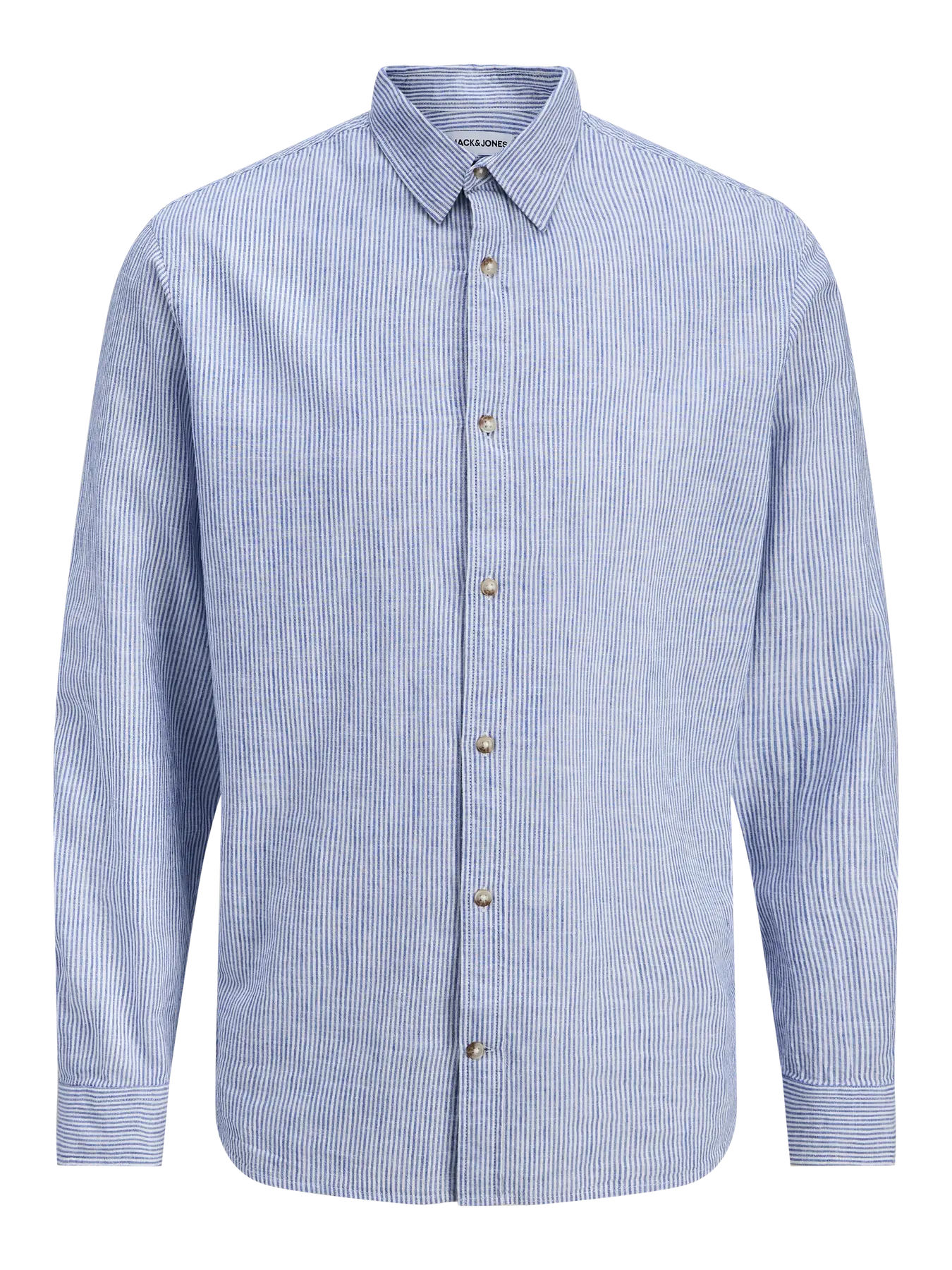 JJ SUMMER LINEN BLEND SHIRT - INFINTIY STRIPES