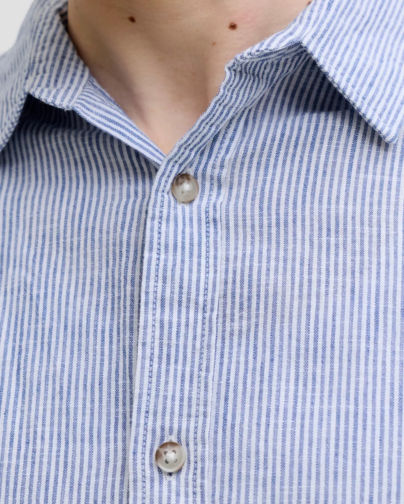 JJ SUMMER LINEN BLEND SHIRT - INFINTIY STRIPES