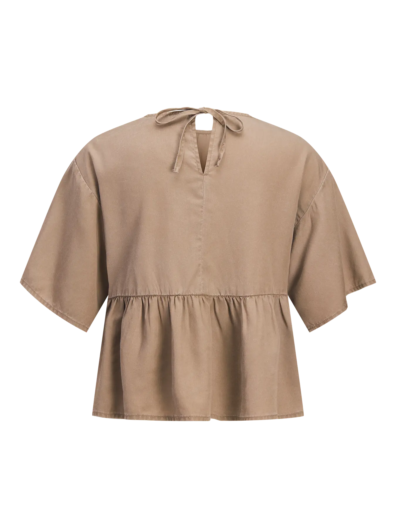 JJXX INGRID LOOSE TOP - FEATHER GREY