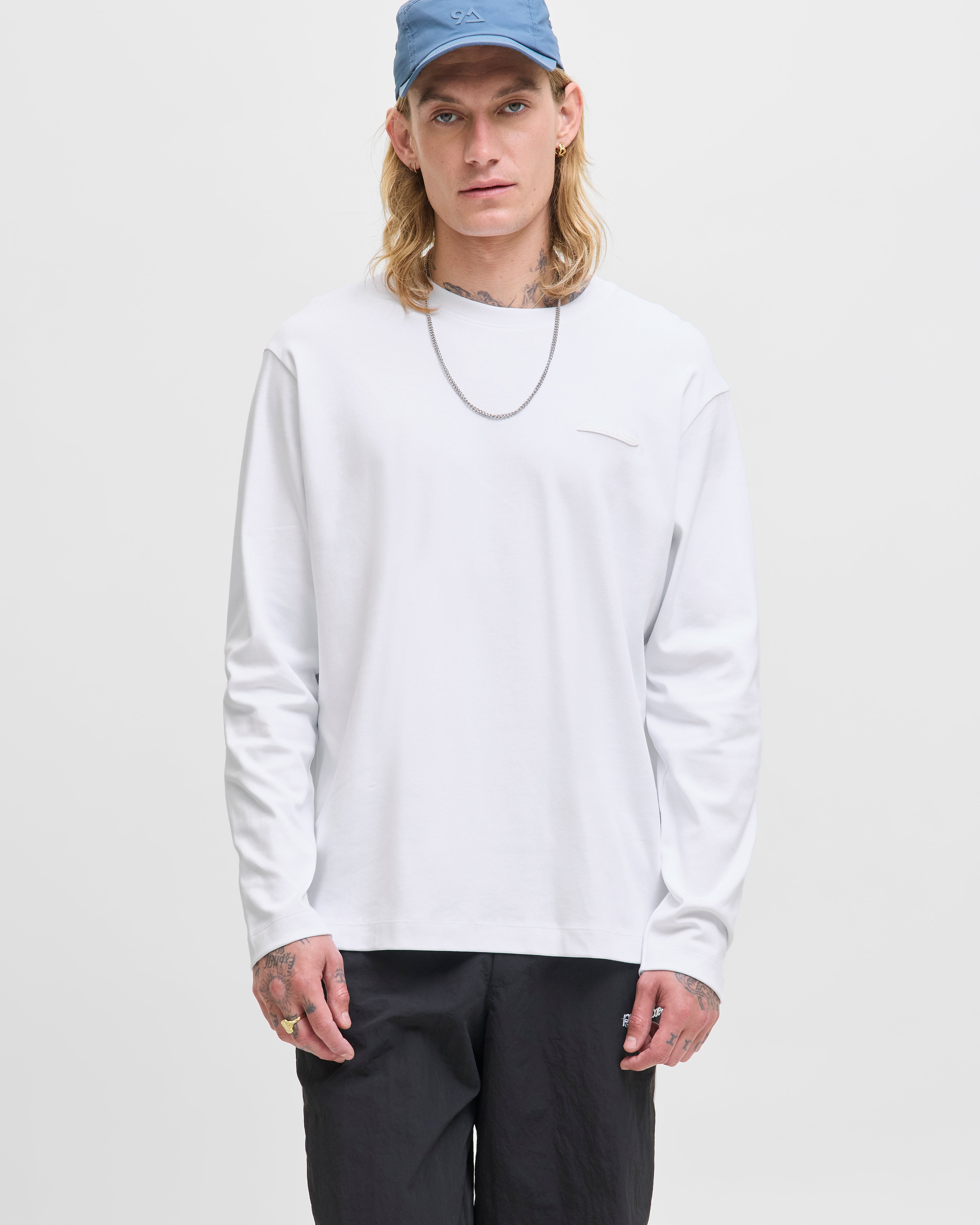 FUSION INTERLOCK LONG SLEEVE - BRIGHT WHITE