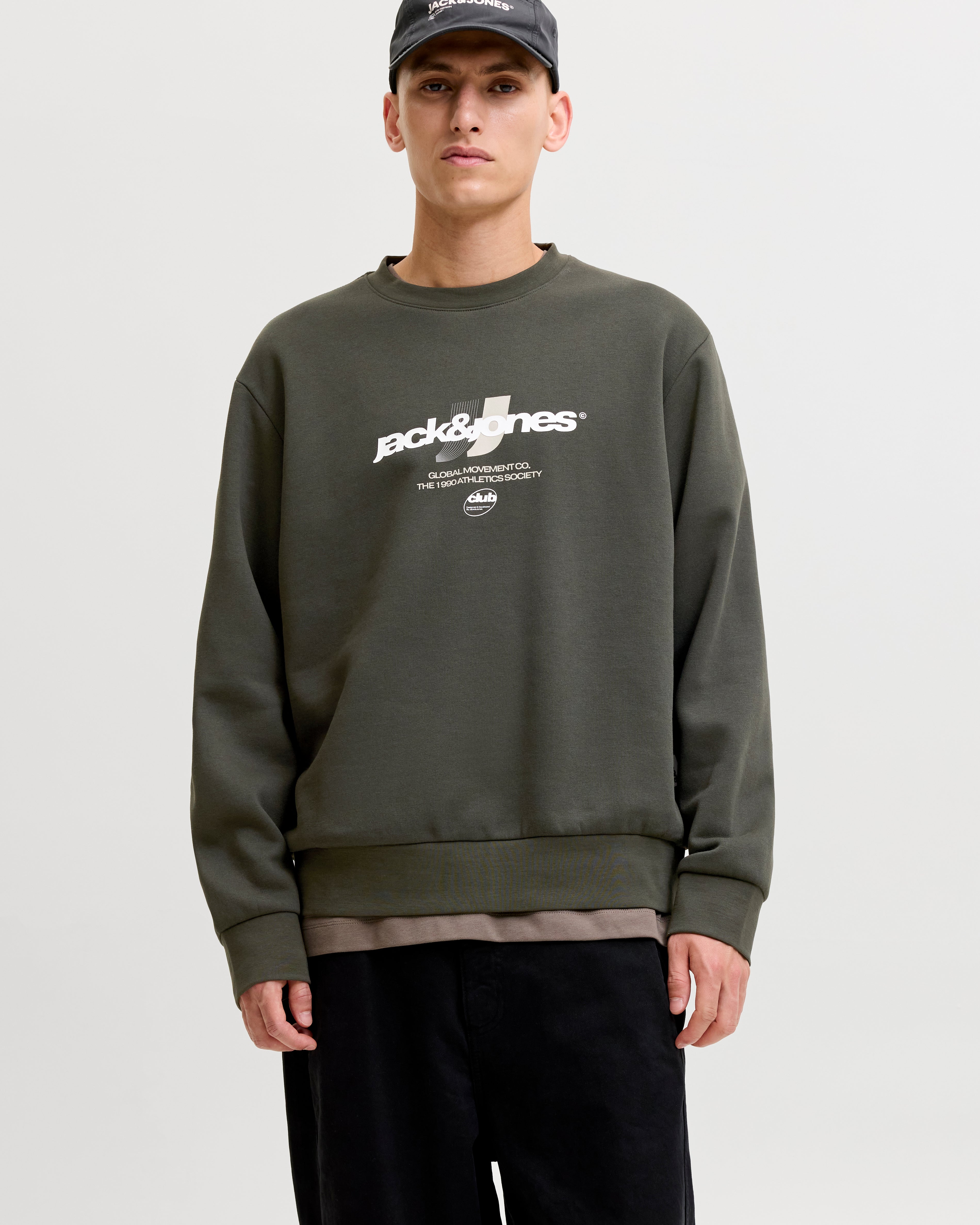 JJ CLUB BRANDING SWEATSHIRT - PEAT