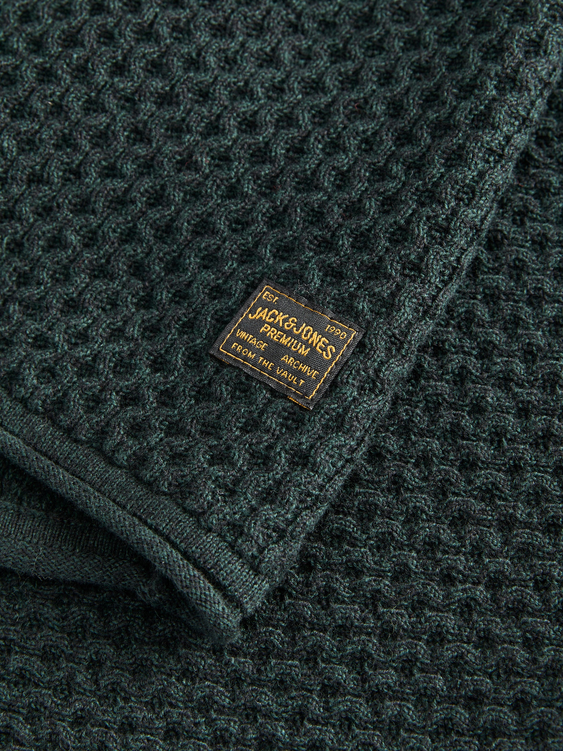 JJ MASON KNIT CREW NECK PULLOVER - SCARAB