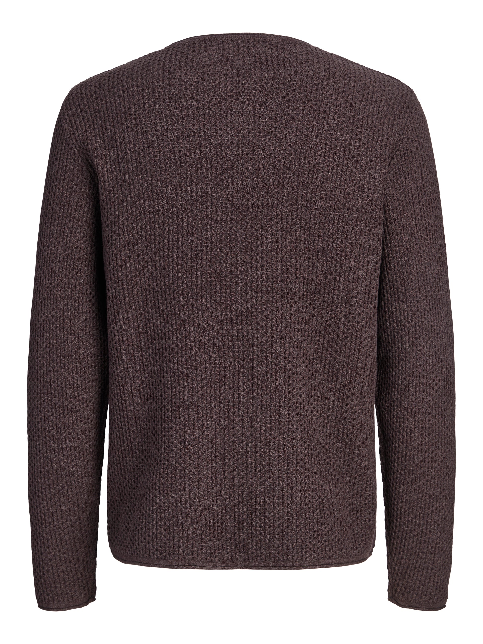 JJ MASON KNIT CREW NECK PULLOVER - CHOCOLATE TORTE