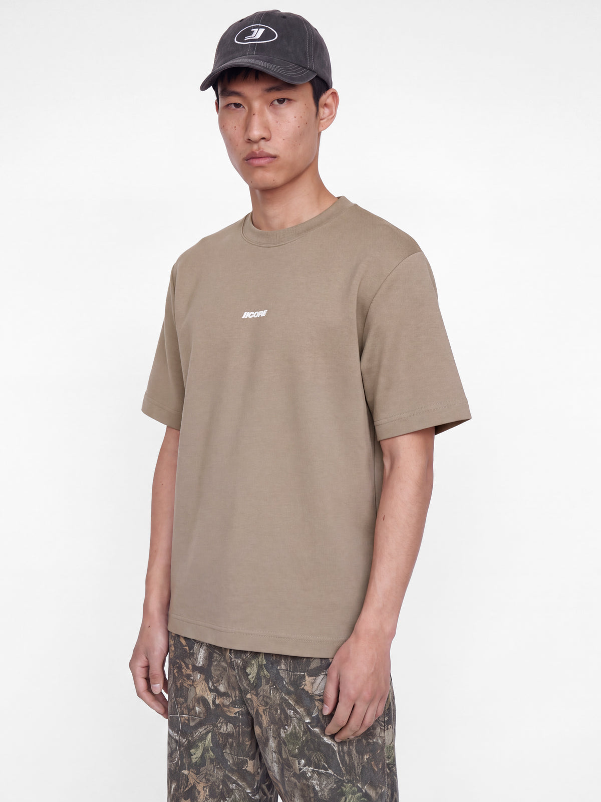 JJ CLUB SCRIPT CREW NECK TEE - FALCON