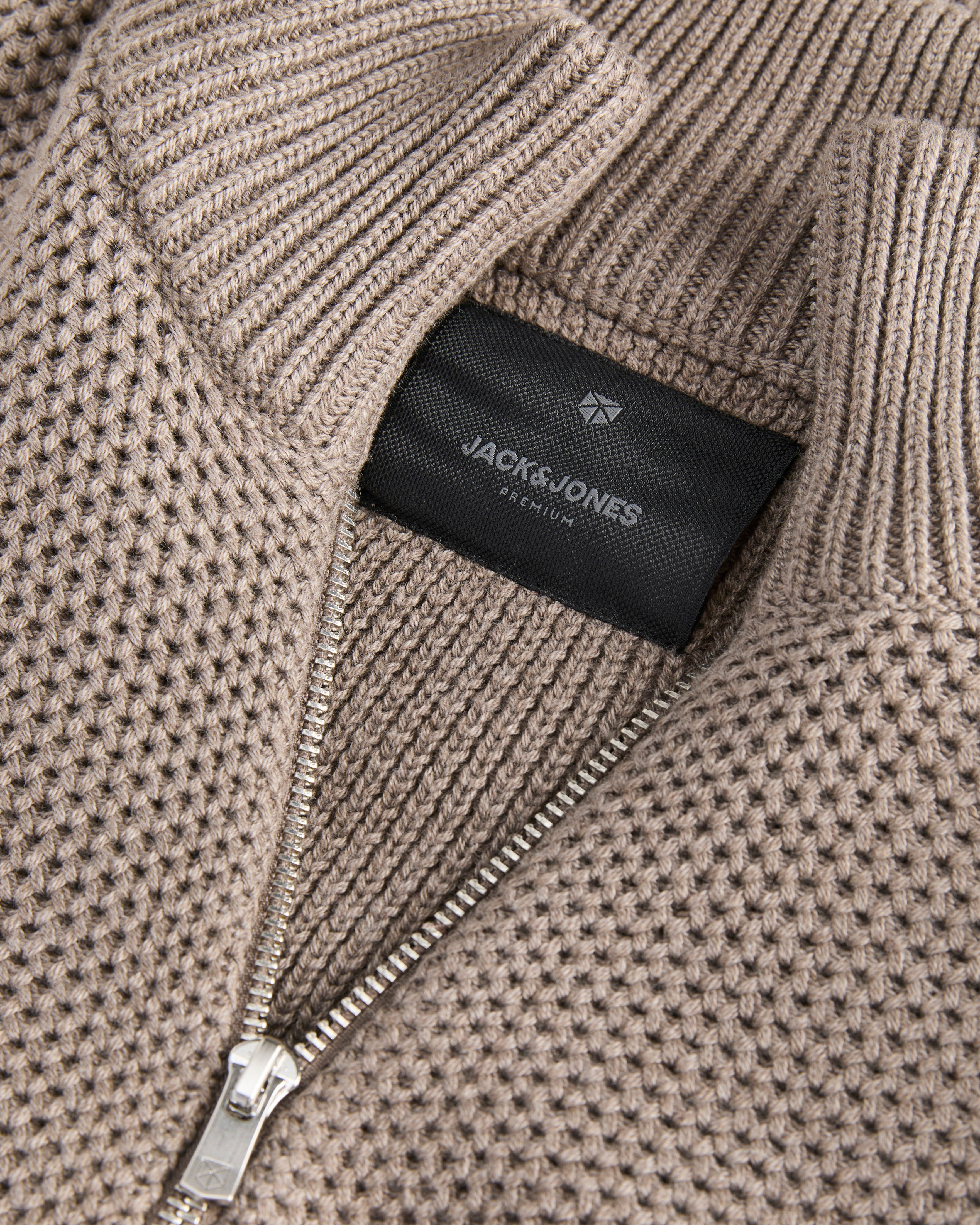 JJ BLATYCE KNIT CARDIGAN - WALNUT MELANGE