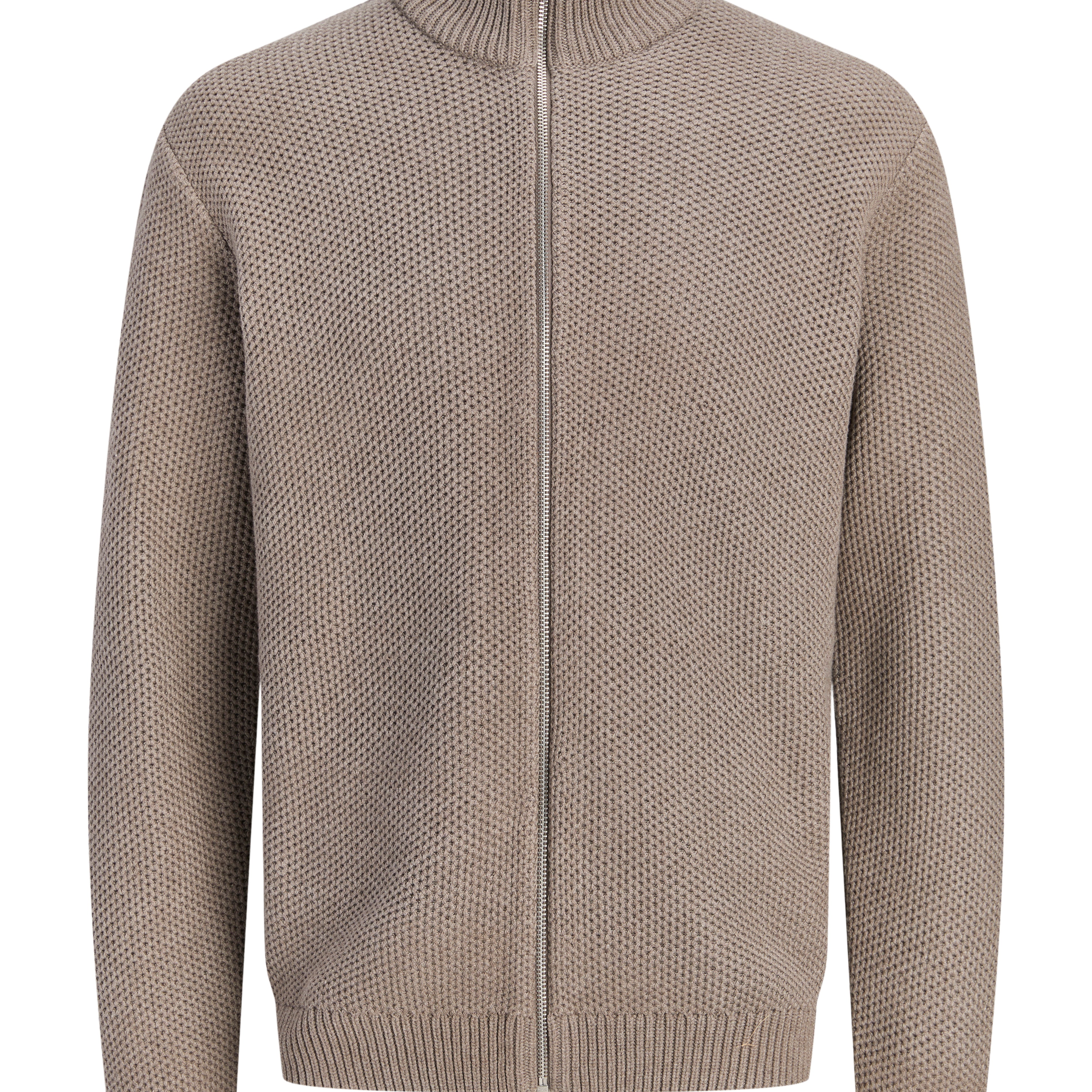 JJ BLATYCE KNIT CARDIGAN - WALNUT MELANGE