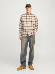 FREDERIKSBERG FLANNEL SHIRT LS - OATMEAL