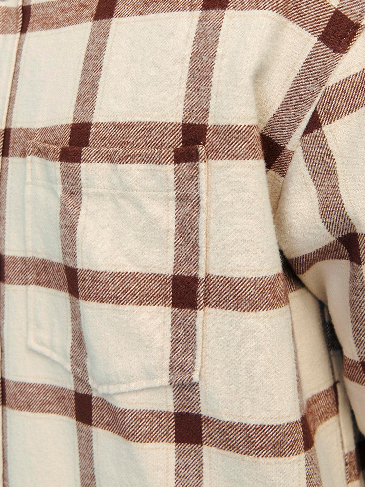 FREDERIKSBERG FLANNEL SHIRT LS - OATMEAL