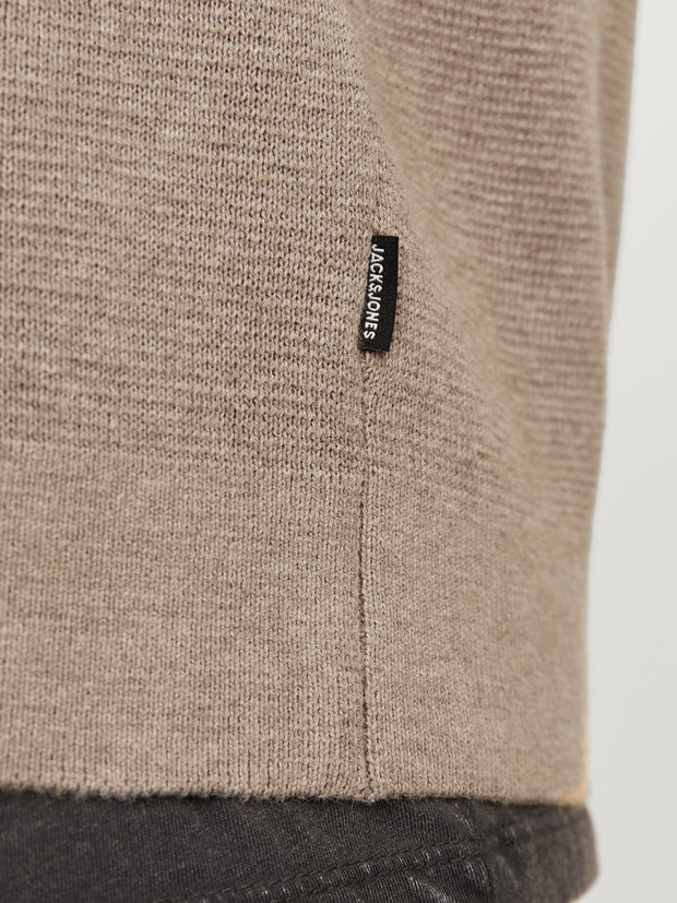 MILANO KNIT HALF ZIP PULLOVER - GRIEGE