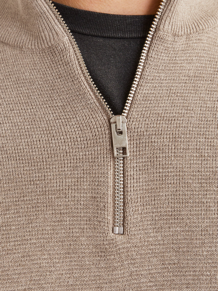 MILANO KNIT HALF ZIP PULLOVER - GRIEGE