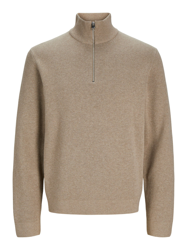 MILANO KNIT HALF ZIP PULLOVER - GRIEGE