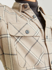 RAYMOND PLAID BUTTON DOWN SHIRT - PURE CASHMERE