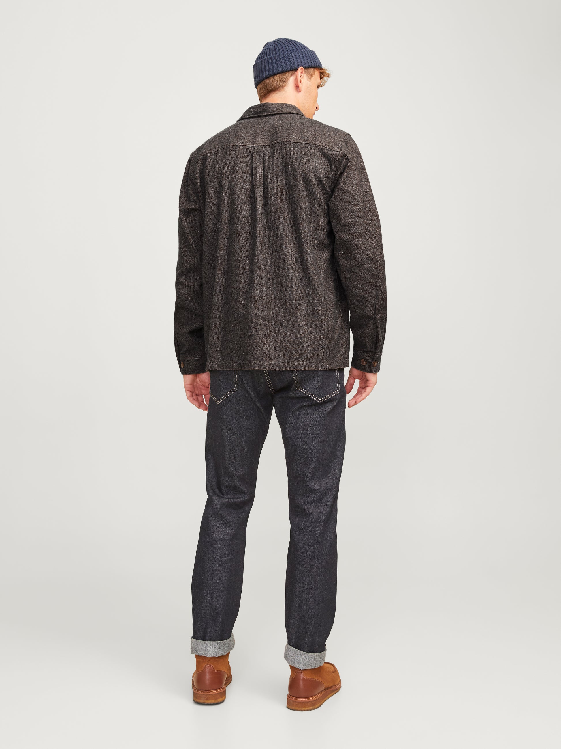 RAYMOND BUTTON DOWN SHIRT - SLATE BLACK