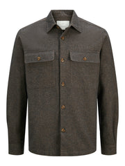 RAYMOND BUTTON DOWN SHIRT - SLATE BLACK