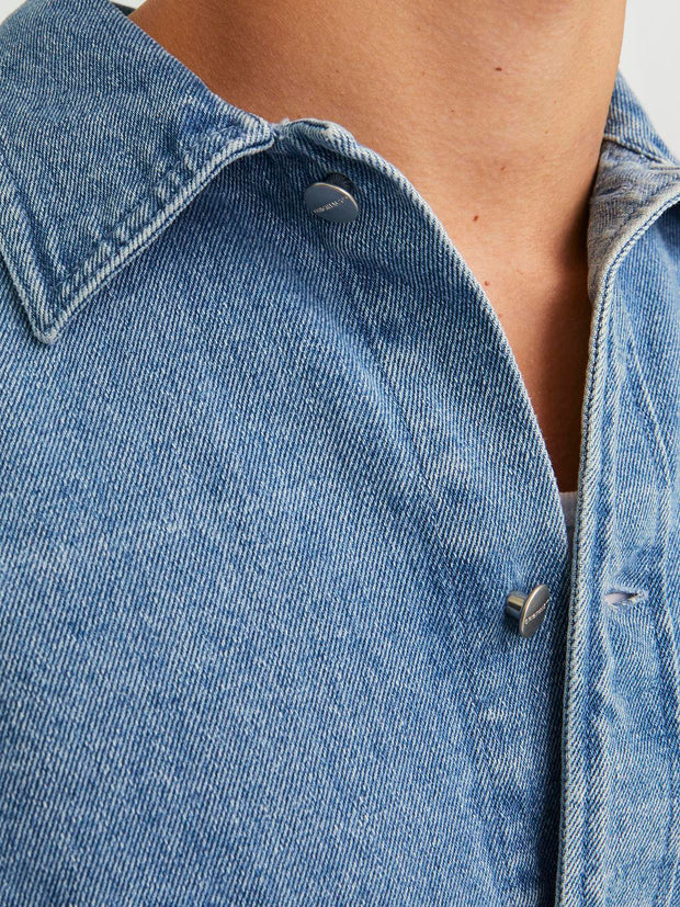 SANTORINI DENIM OVERSHIRT - LIGHT BLUE DENIM