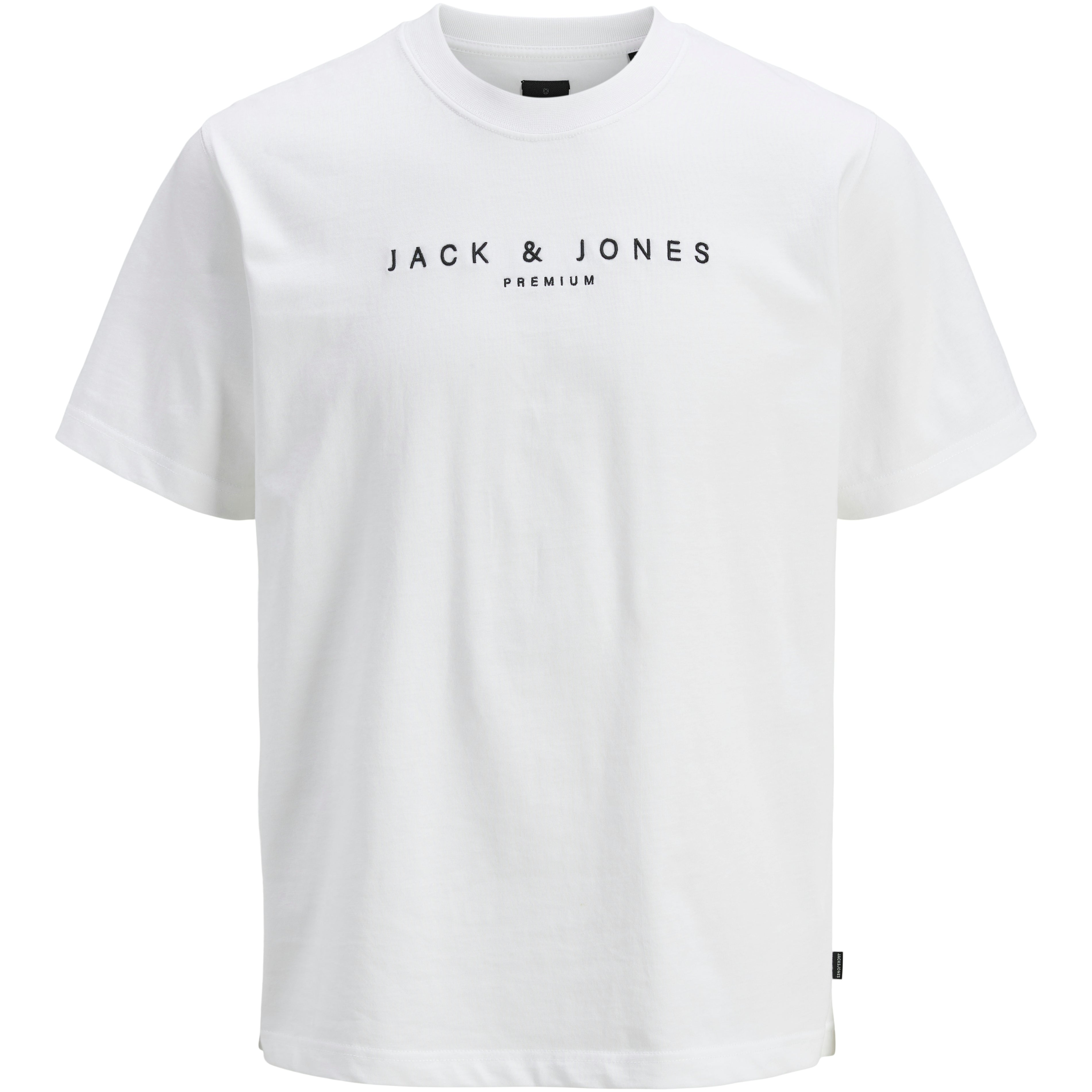 JJ JAYSON SS BRANDED TEE - BRIGHT WHITE