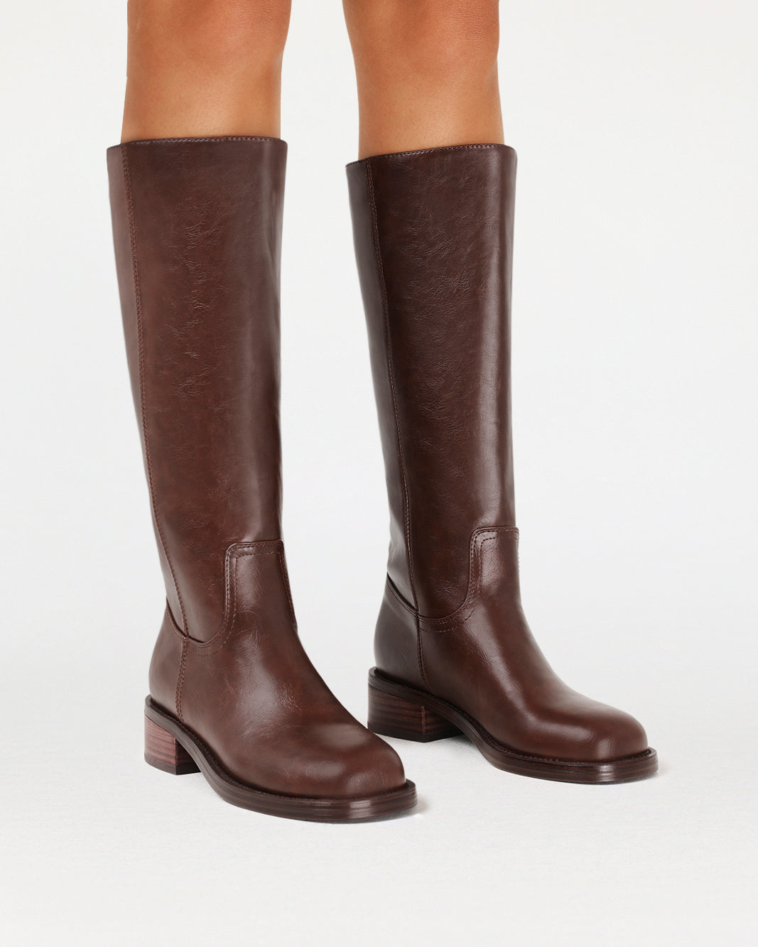 BILLINI JAMISON TALL BOOT - CHOCOLATE BURNISHED