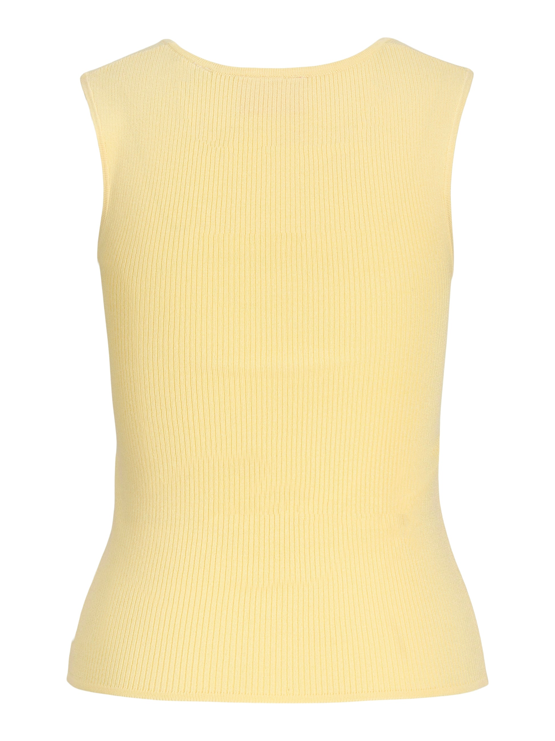 JJXX POSIE SQ NECK RIBBED TANK - SUNLIGHT