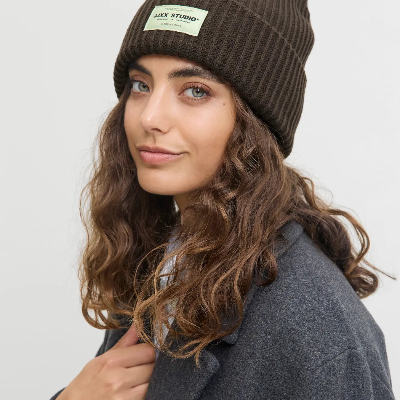 JJXX OTHELIA KNIT BEANIE - BRACKEN