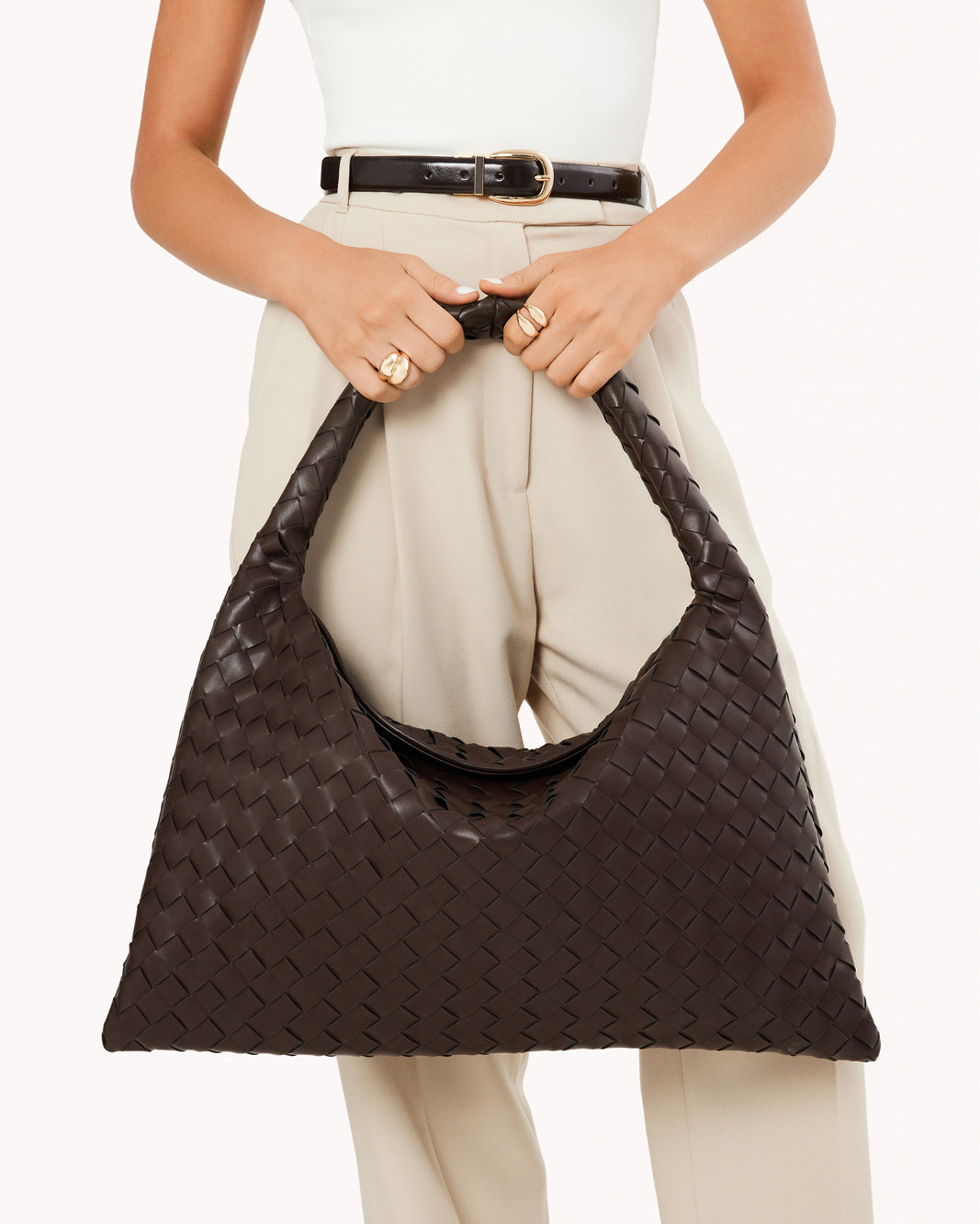 BILLINI KAMI SHOULDER BAG - CHOCOLATE BROWN