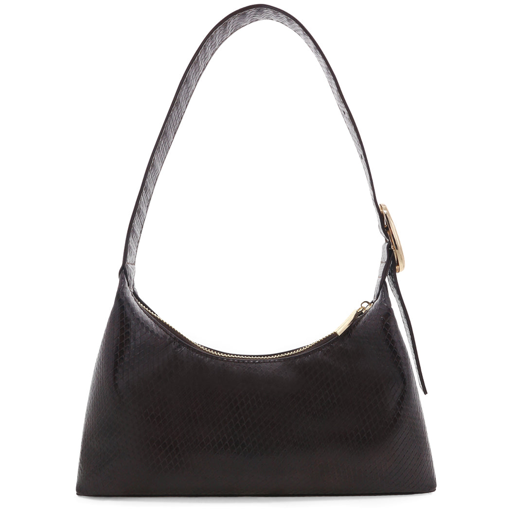BILLINI LUCIE SHOULDER BAG - CHOCOLATE SCALE
