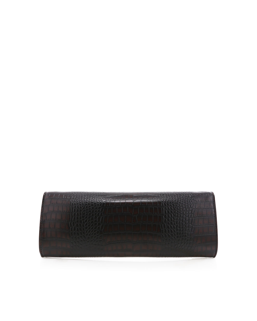 BILLINI MADDISON CLUTCH BAG - CHOCOALTE CROC