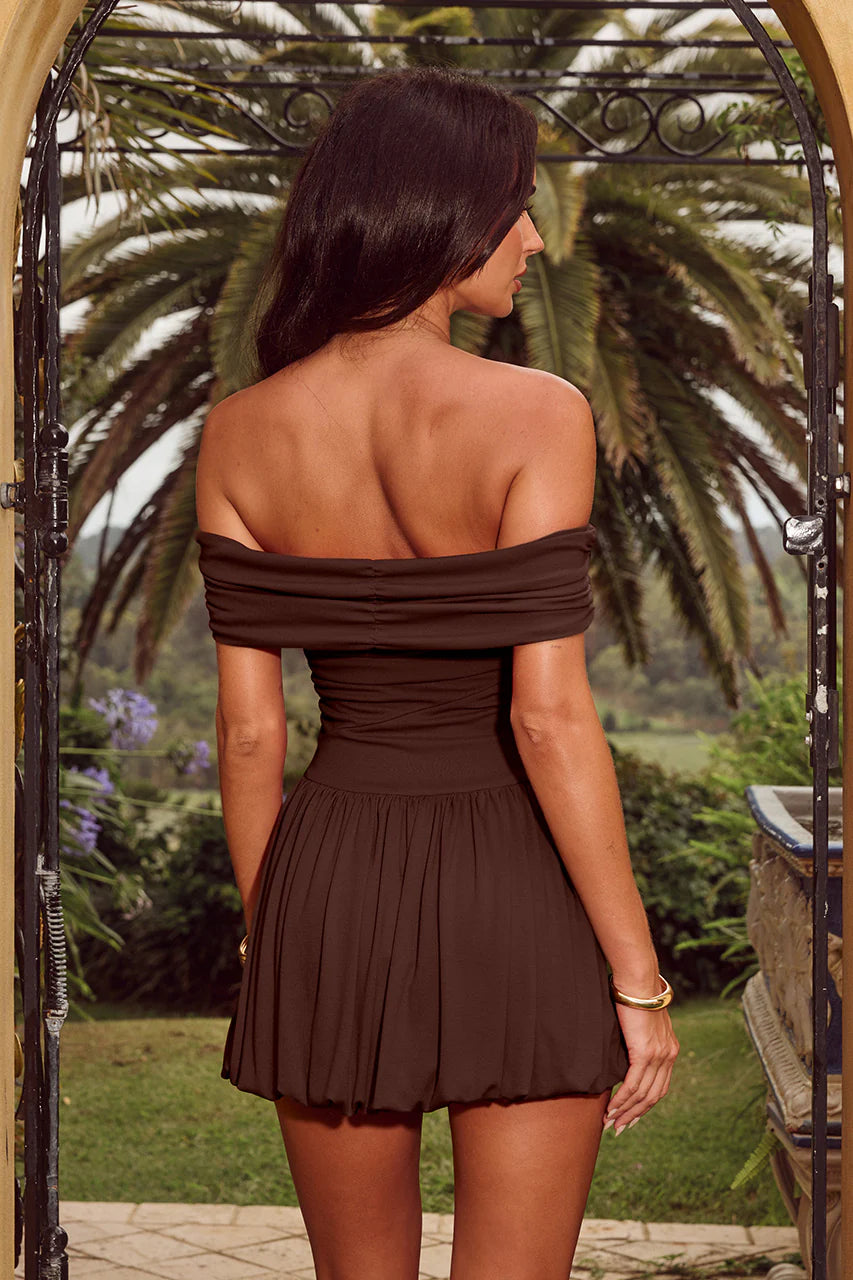 RTL MANALLA DRESS - BROWN