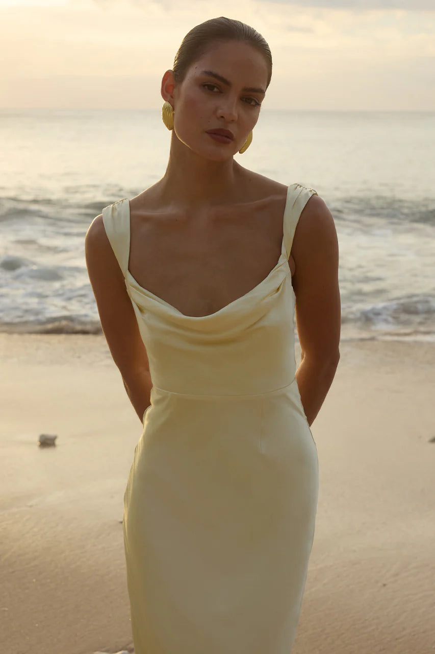 RTL MARGOT MAXI DRESS - LEMON