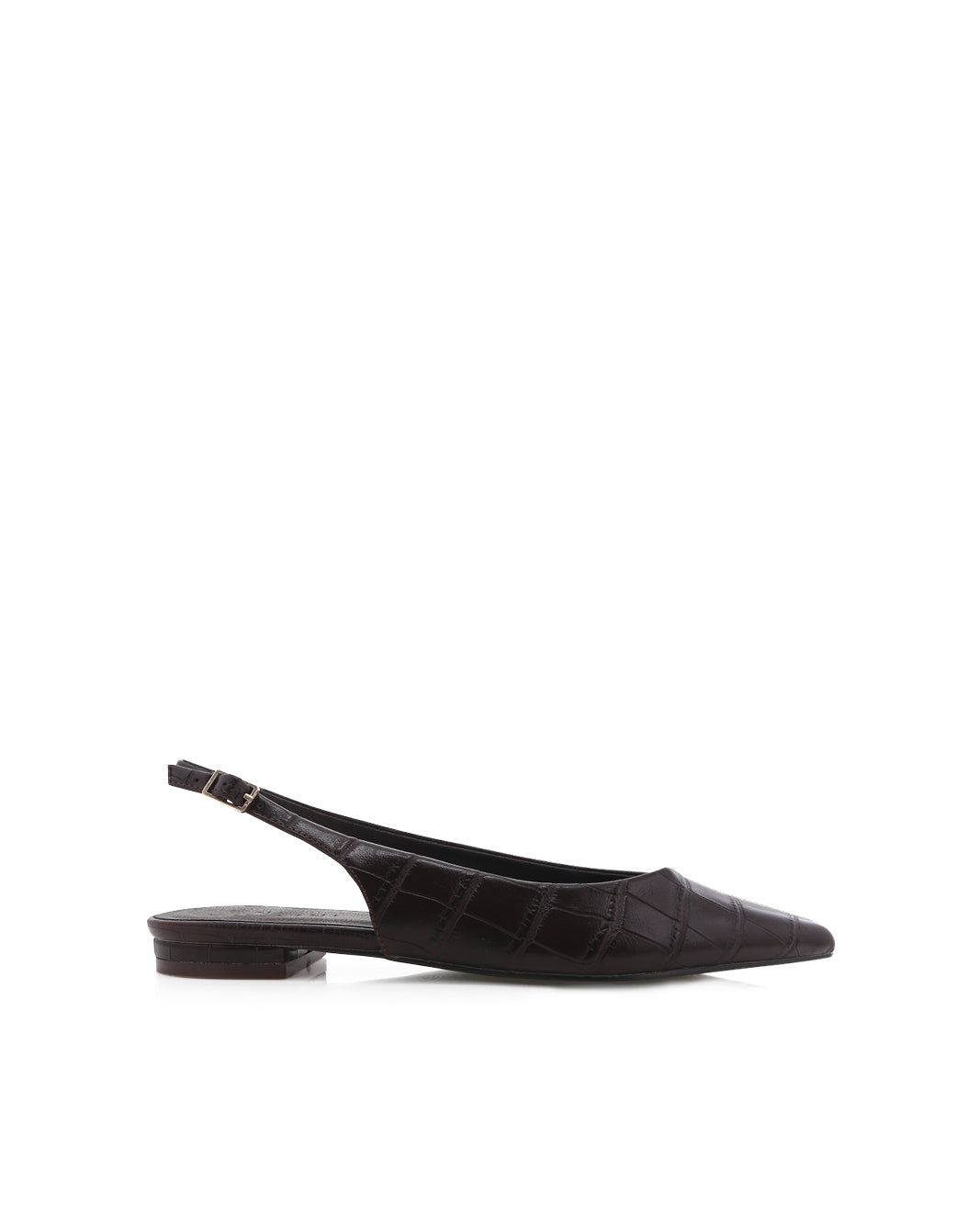 BILLINI MARIELLE SLING BACK FLAT - CHOCOLATE SCALE